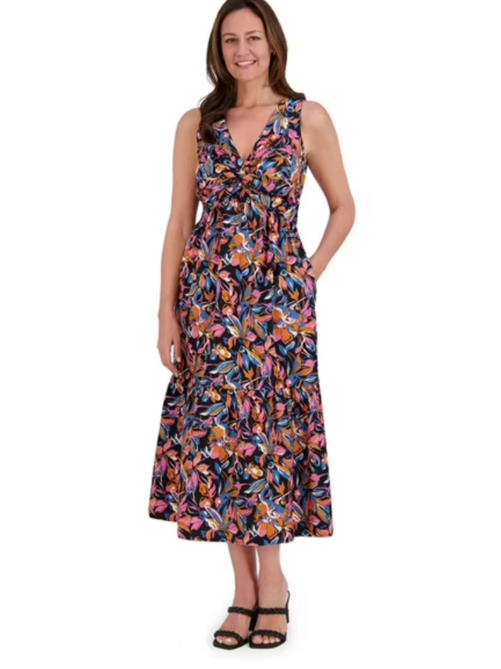 French Connection woman’s twist front maxi dress
